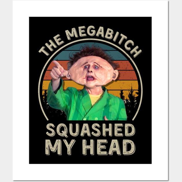 Squashed My Head, Drop Dead Fred Wall Art by PopcornShow